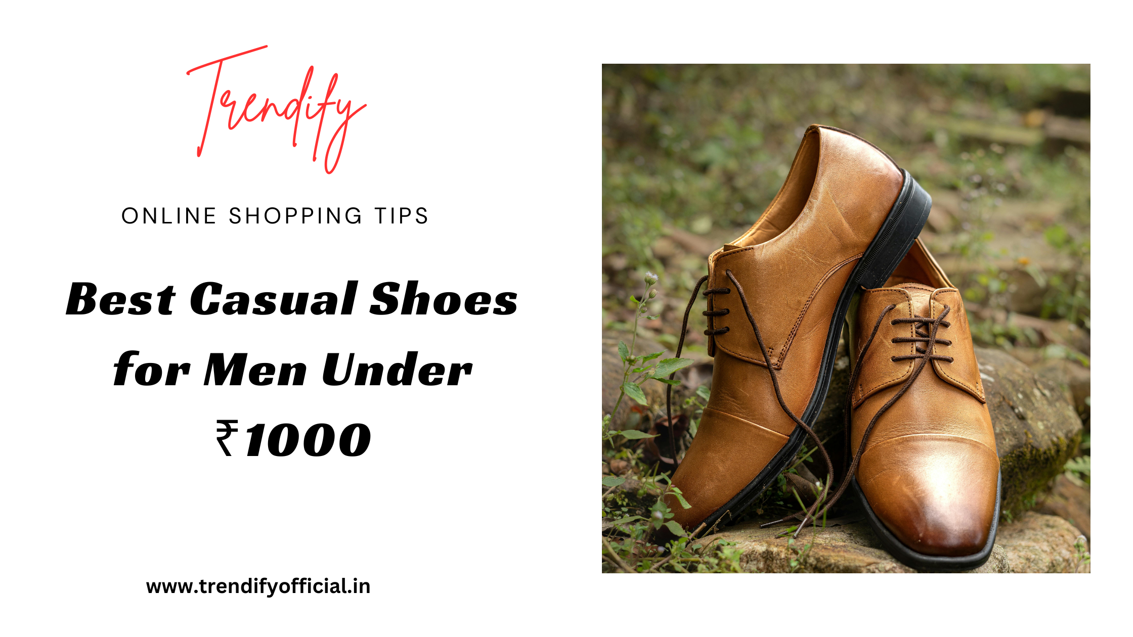 Best Casual Shoes for Men Under ₹1000