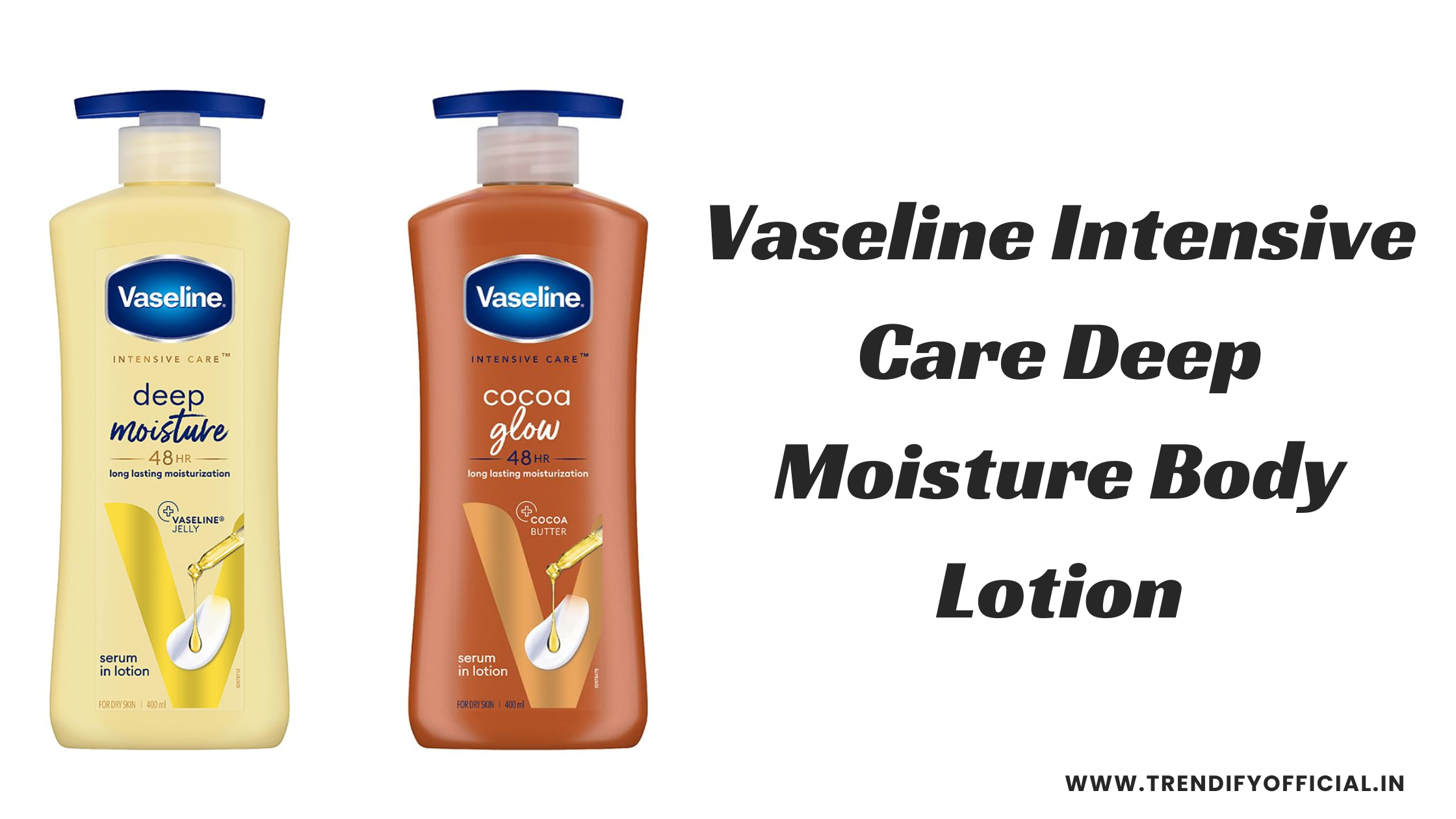 Vaseline Intensive Care Deep Moisture Body Lotion