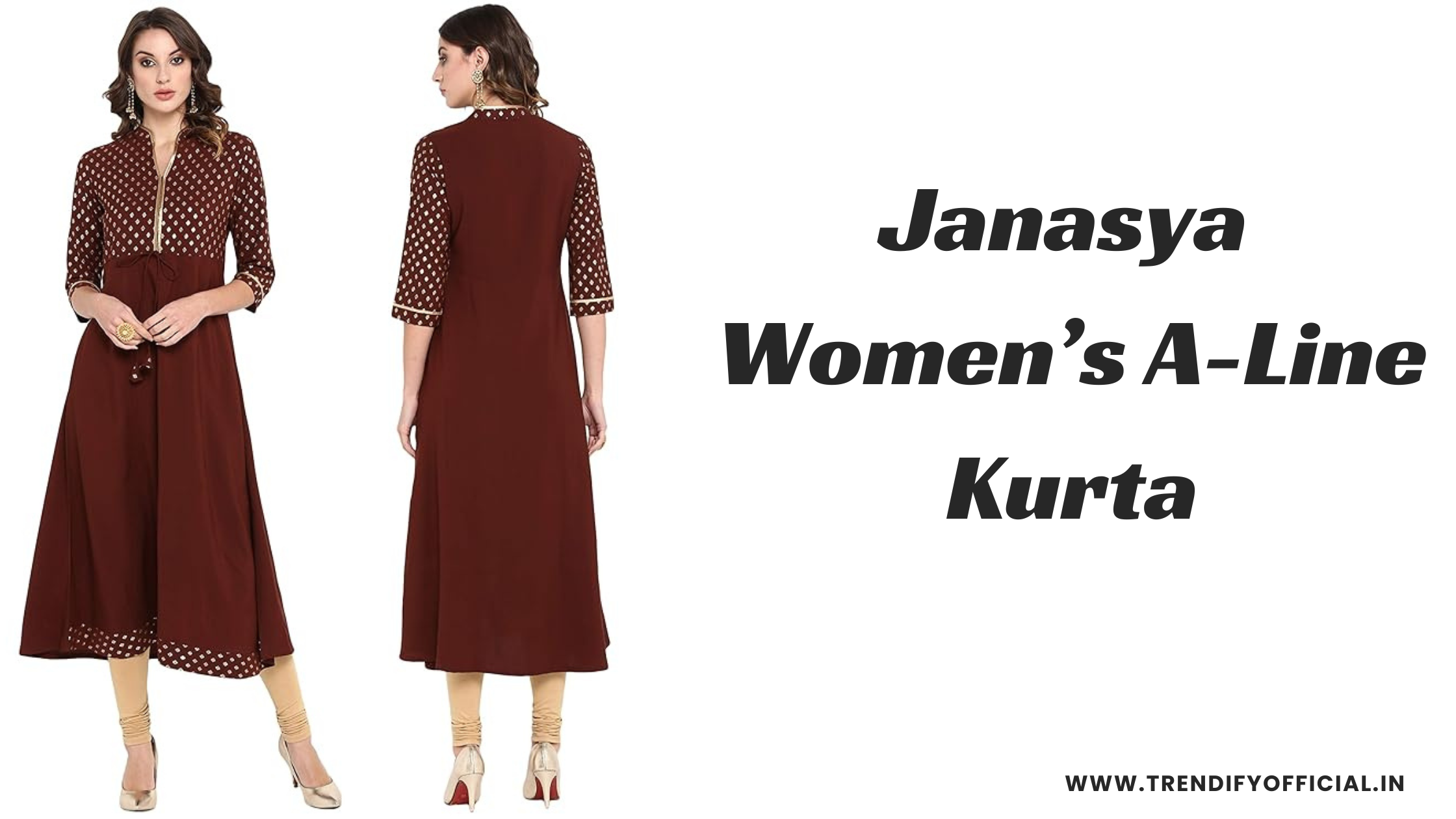 Janasya Women’s A-Line Kurta