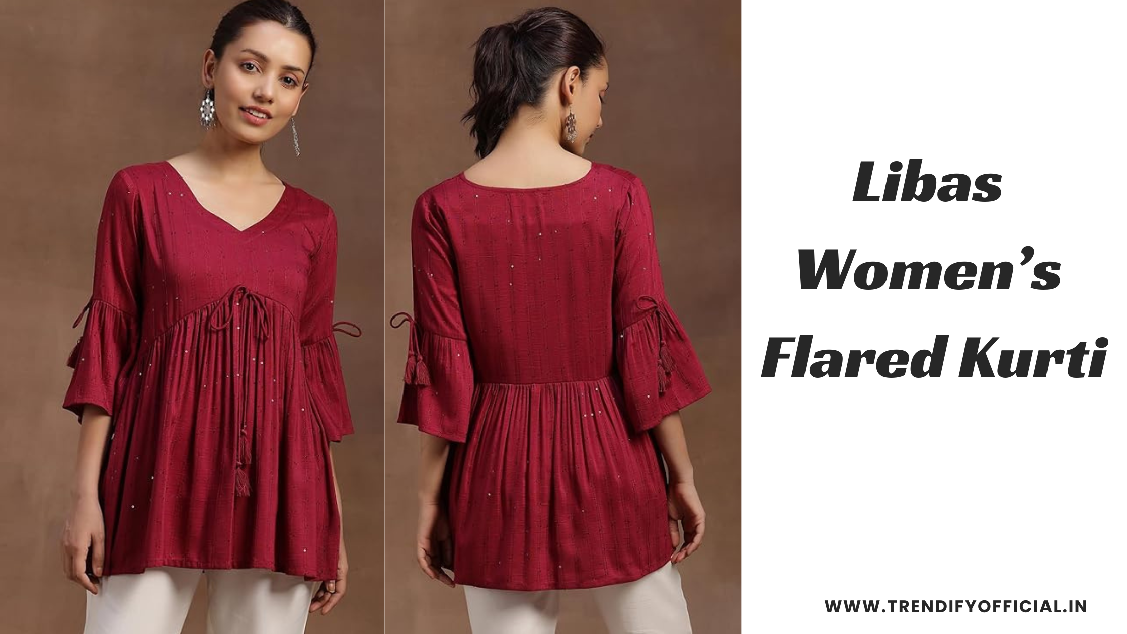 Libas Women’s Flared Kurti