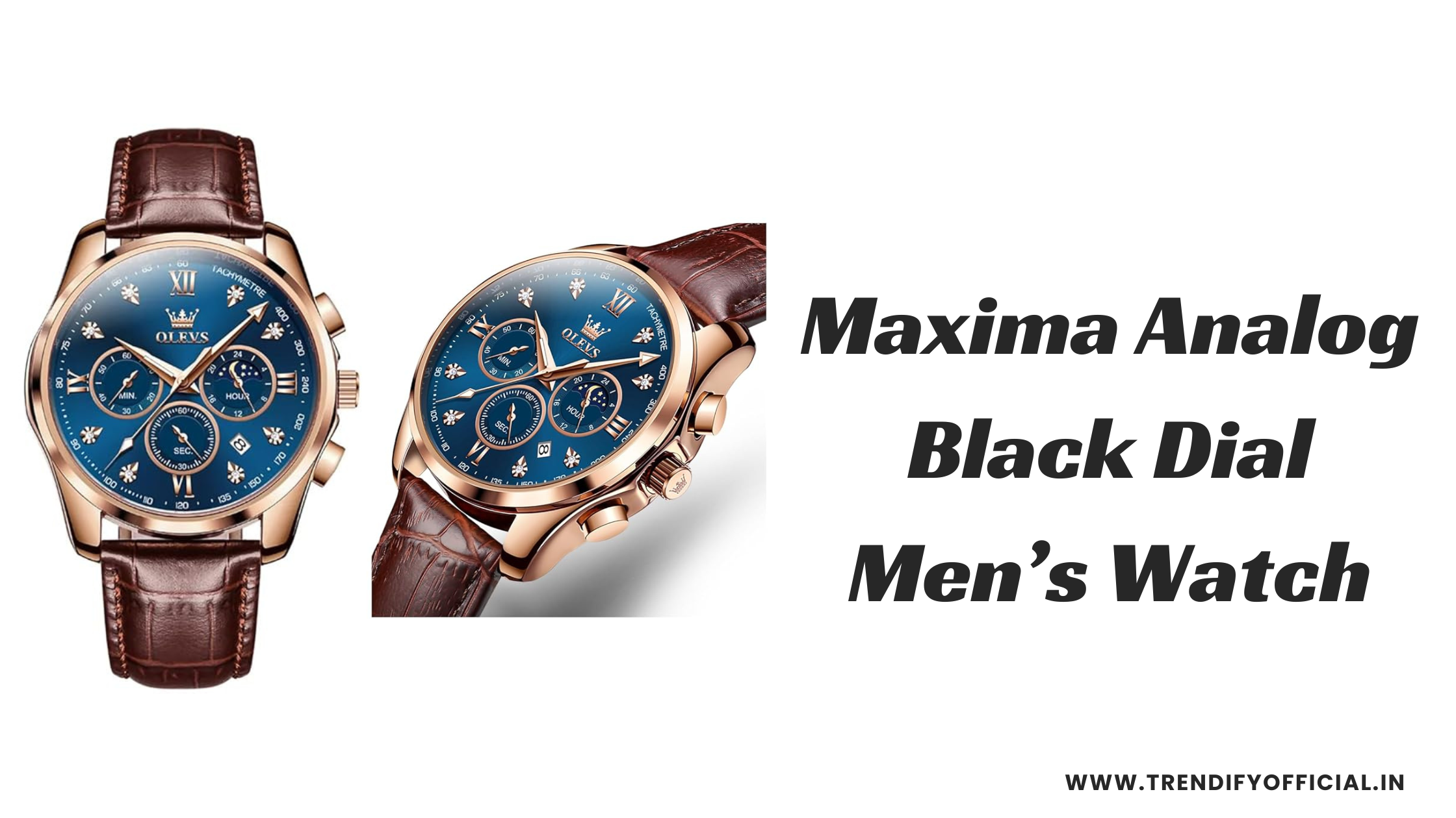 OLEVS Men’s Analog Watch
