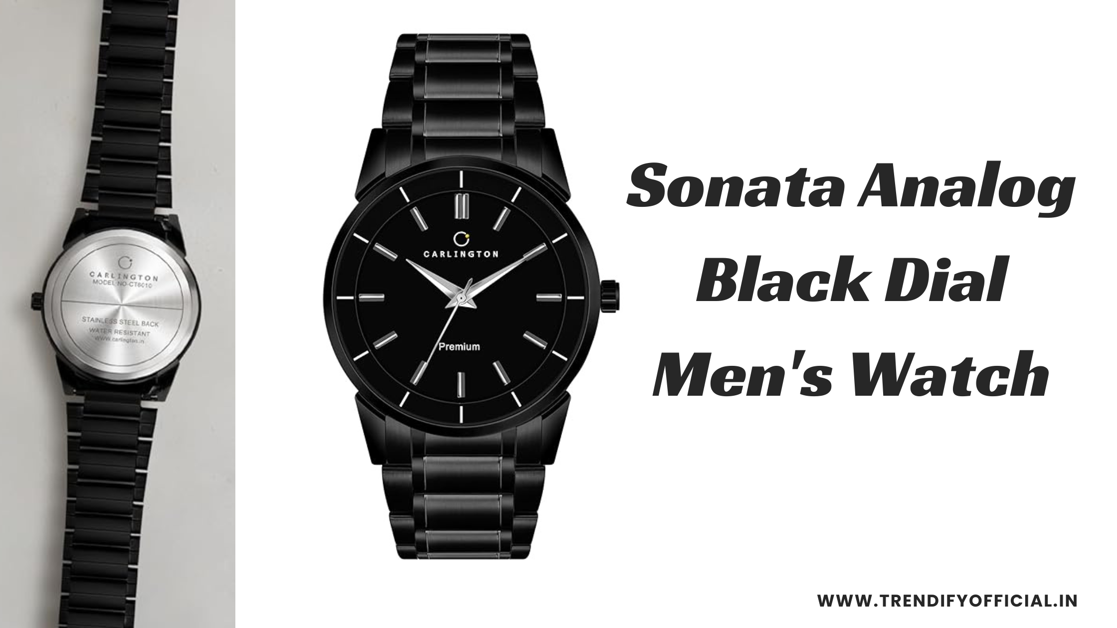 Sonata Analog Black Dial Men's Watch