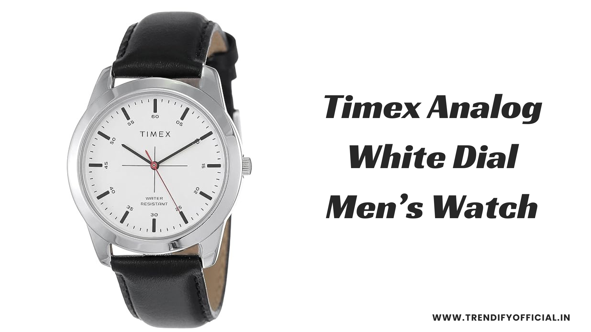 Timex Analog White Dial Men’s Watch
