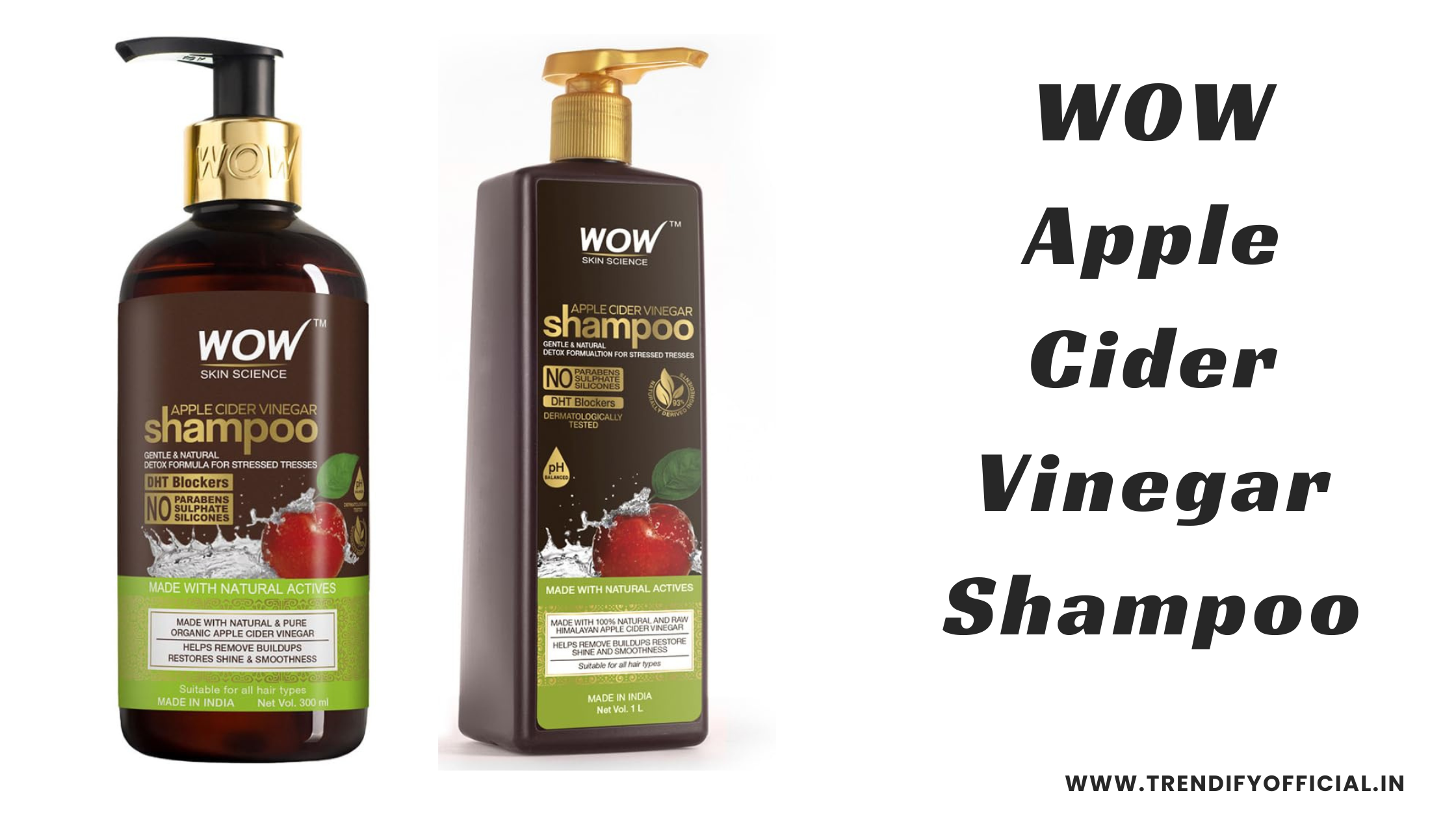 WOW Apple Cider Vinegar Shampoo