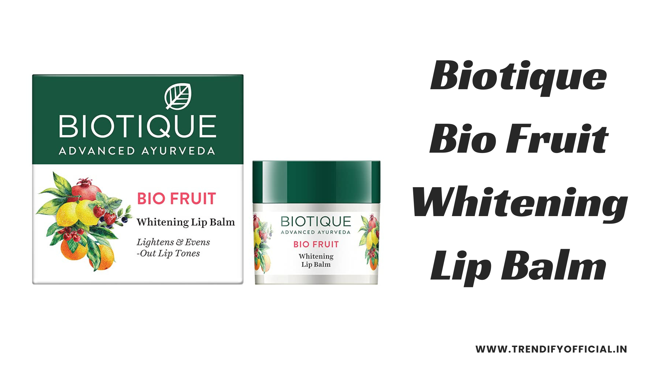 Biotique Bio Fruit Whitening Lip Balm
