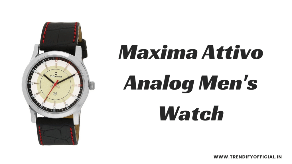 Maxima Attivo Analog Men's Watch