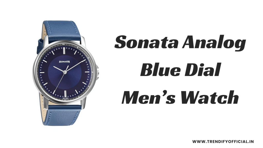 Sonata Analog Blue Dial Men’s Watch